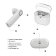 Наушники Dual Mini Сharging Box White